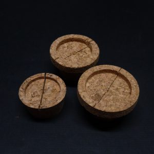 Cork inserts especially designed to place (miniatures on) bases