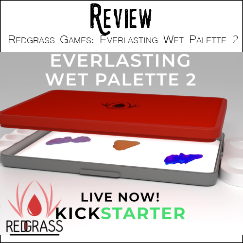 Wet Palette sanitized Watercolor Palette for Miniature Painting